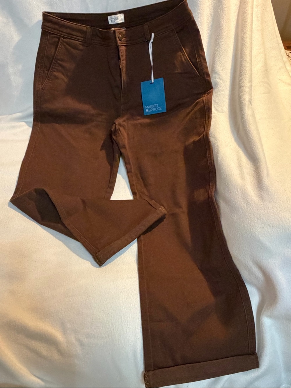 Market & Spruce Brown Pants